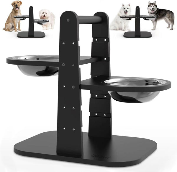 Adjustable Raised Dog Bowl