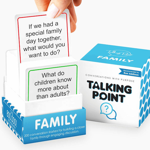 200 Family Conversation Cards, for ages 5+